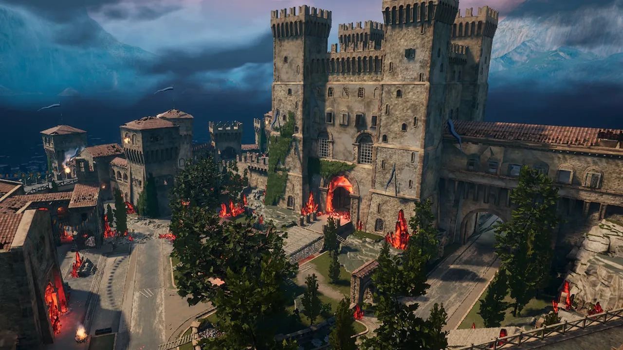 BR_DemonCastello — the castle map reworked with a hellish palette.
