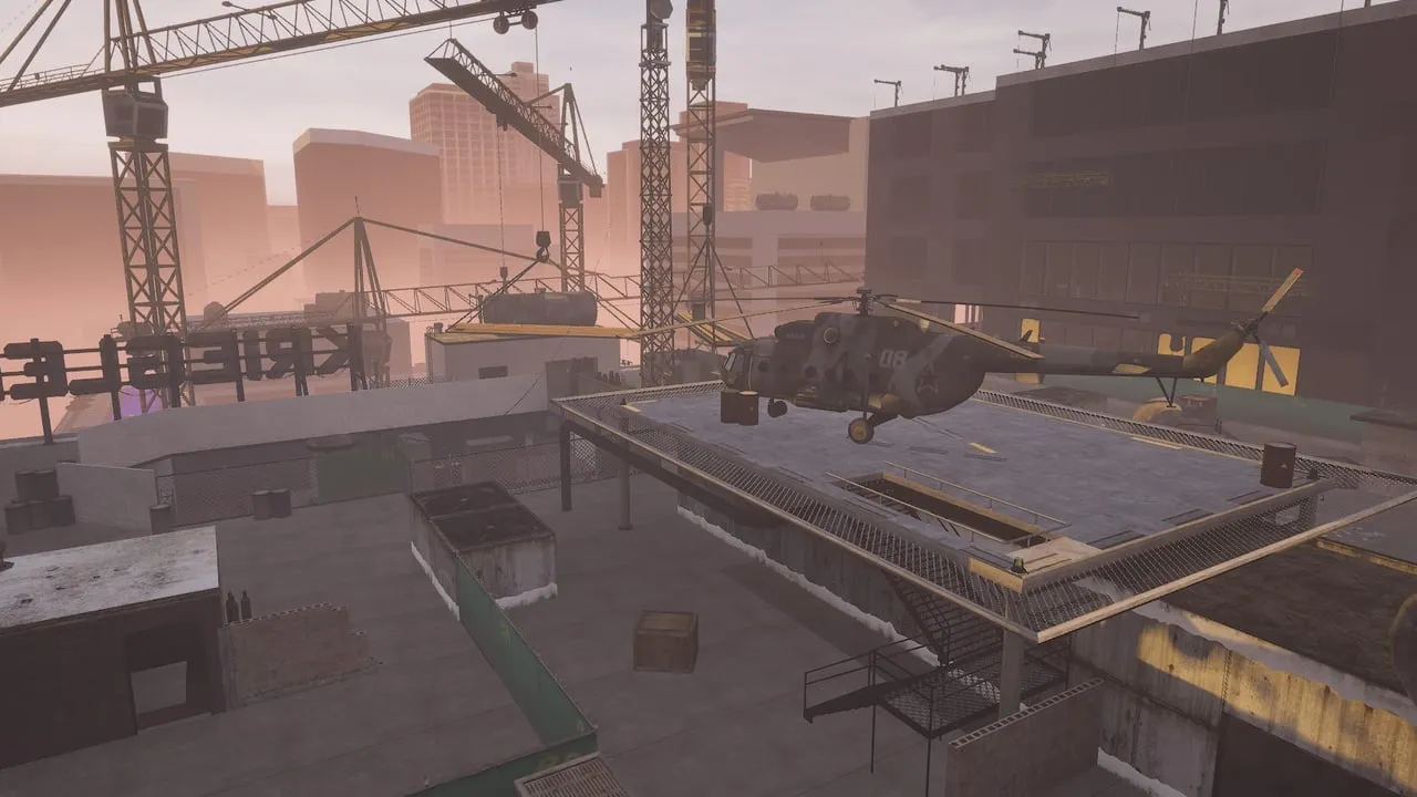 Highrise from Modern Warfare 2, recreated in MORDHAU.